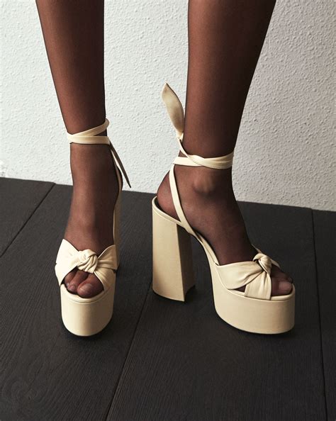 ysl shoes chucky heel|ysl sandals.